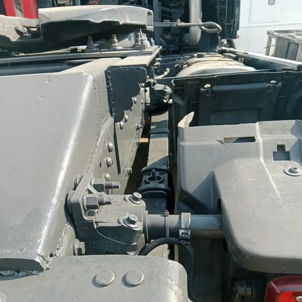 Truck frame bracket fabrication and fitting