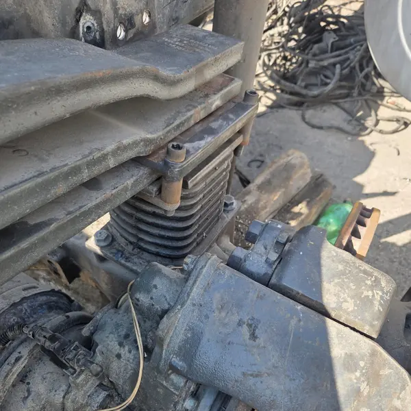 Heavy truck leaf spring pack being repaired at Ali Khan Spring Garage Dubai