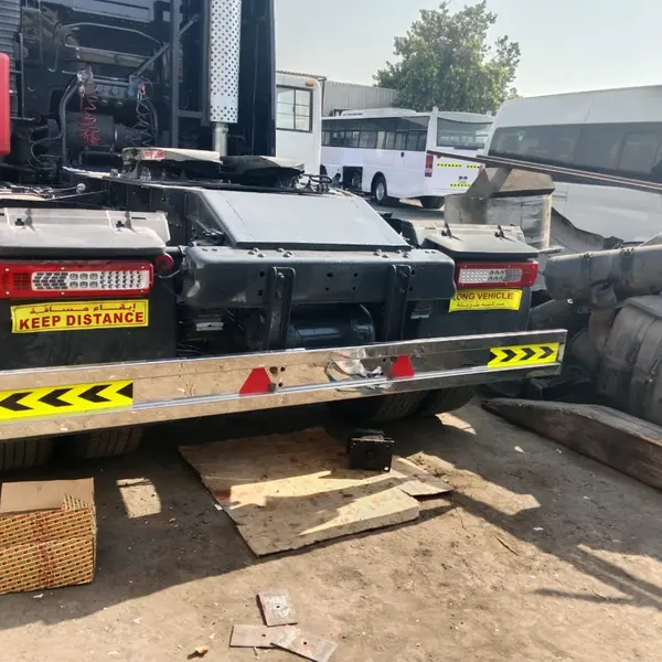 Completed truck chassis work ready for collection