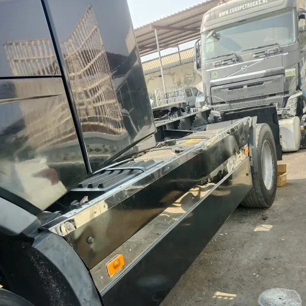 Heavy truck after chassis and suspension repair