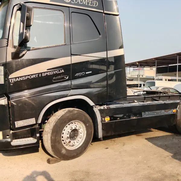 Heavy duty truck unit after workshop repair in Dubai