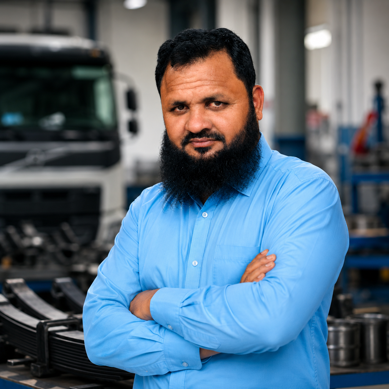 Ali Khan, Owner and Founder of Ali Khan Spring Garage in Dubai